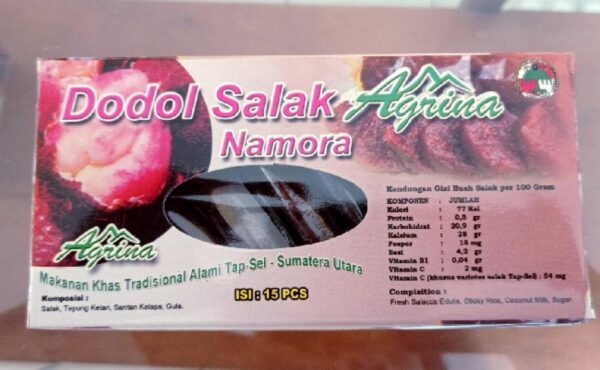 Dodol Salak Merah Namora (Isi: 15 pcs) - Agrina