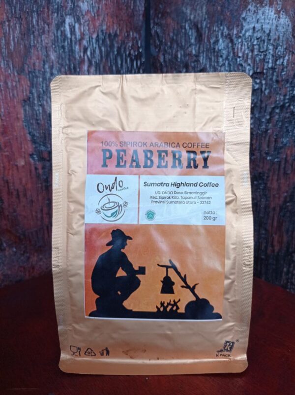 Arabica Coffee Peaberry 200 gr - Ondo Coffee