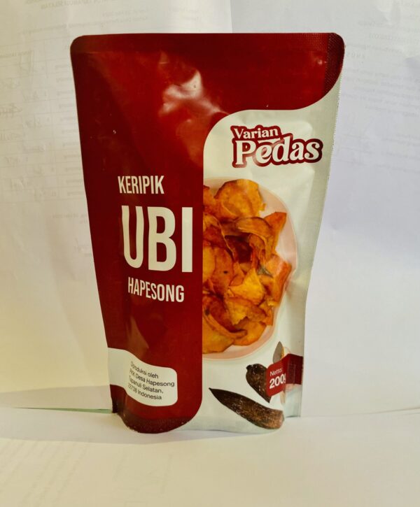 Keripik Ubi Varian Rasa Pedas